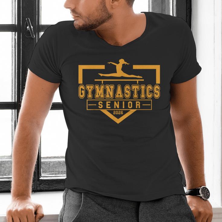 Gymnastics Senior Night Gymnastics Senior 2026 Graduation 14 Men's V-Neck T-Shirt