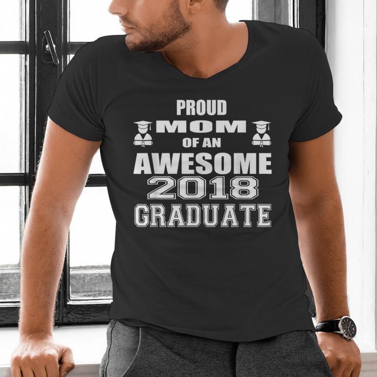 High School Graduation MomShirt College Graduation Men's V-Neck T-Shirt