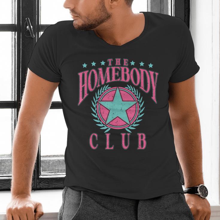 The Homebody Club Antisocial Retro Introvert Men's V-Neck T-Shirt The Homebody Club Antisocial Retro Introvert Men's V-Neck T-Shirt
