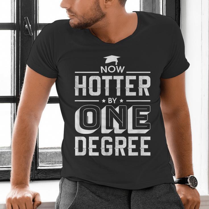 Now Hotter By One Degree Graduation Grade Student Men's V-Neck T-Shirt