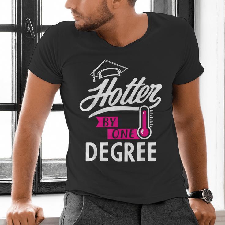 Hotter By One Degree Graduation Men's V-Neck T-Shirt