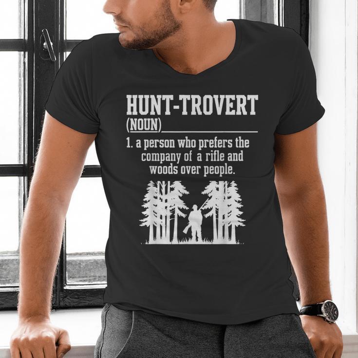 Huntrovert Introvert Hunting Men's V-Neck T-Shirt Huntrovert Introvert Hunting Men's V-Neck T-Shirt