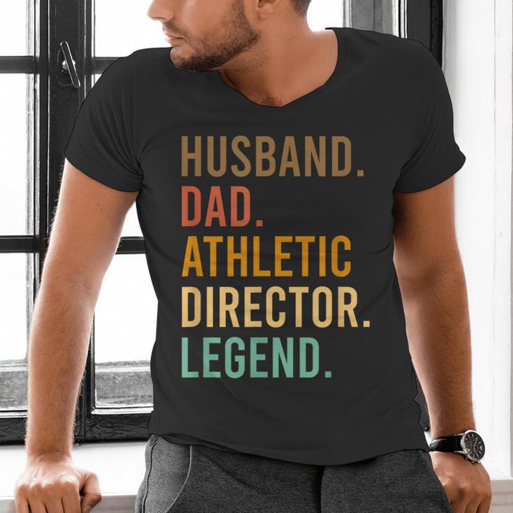 Husband Dad Athletic Director Legend Athletic Directors Men's V-Neck T-Shirt