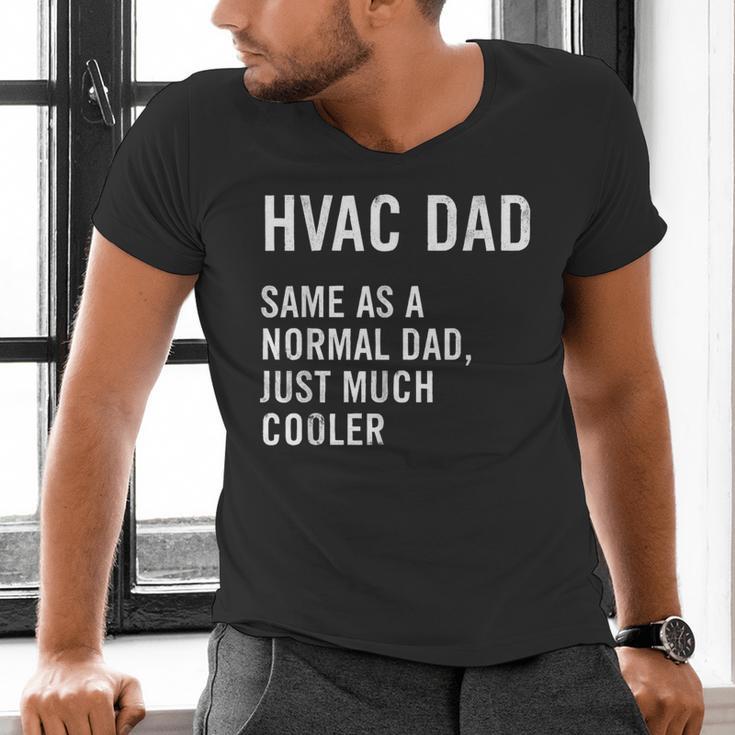 HVAC Dad Definition HVAC Technician Men's V-Neck T-Shirt