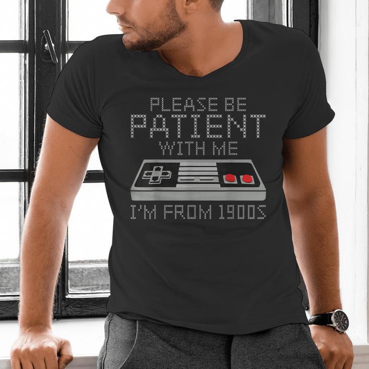 I'm From The 1900s Retro 90s Gaming Gamer Tee Men's V-Neck T-Shirt I'm From The 1900s Retro 90s Gaming Gamer Tee Men's V-Neck T-Shirt