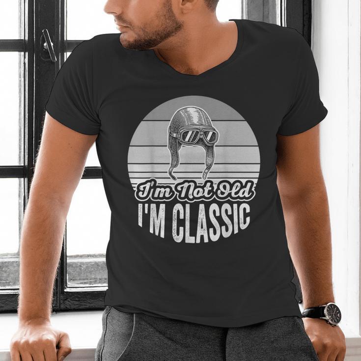I'm Not Old I'm Classic Nostalgia Humor Men's V-Neck T-Shirt I'm Not Old I'm Classic Nostalgia Humor Men's V-Neck T-Shirt