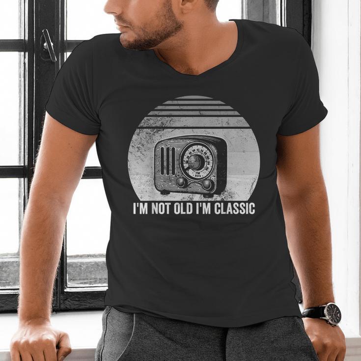 I'm Not Old I'm Classic Radio Retro Nostalgia Men's V-Neck T-Shirt