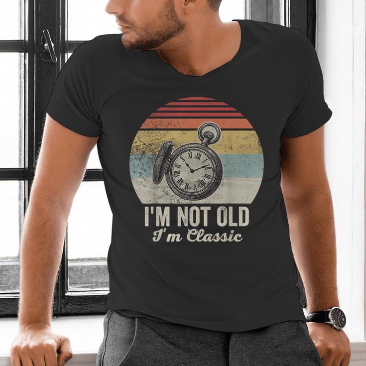 I'm Not Old I'm Classic Retro Nostalgia Statement Men's V-Neck T-Shirt