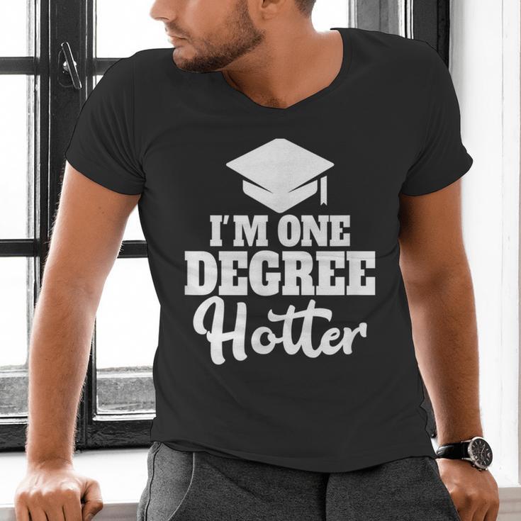 I'm One Degree Hotter Graduation Gag Seniors T-Shirt Men's V-Neck T-Shirt