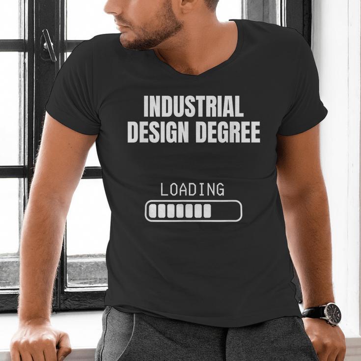 Industrial Degree Loading Student Graduation Men's V-Neck T-Shirt