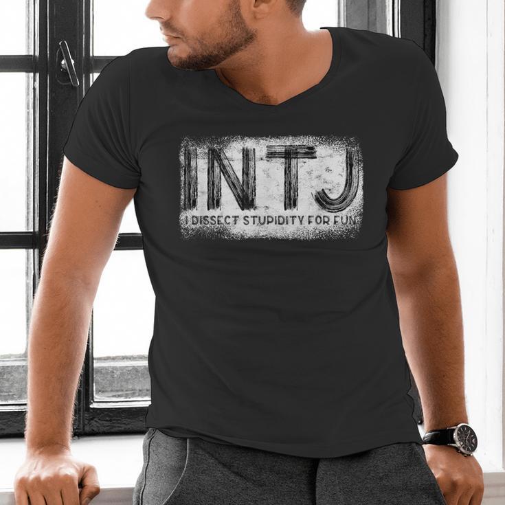 INTJ Personality Type Introvert INTJ Men's V-Neck T-Shirt
