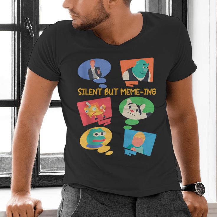 Introvert Anti People Antisocial Social Media Meme Lovers Men's V-Neck T-Shirt