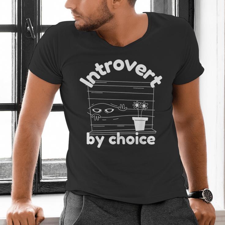Introvert By Choice Introverted Men's V-Neck T-Shirt Introvert By Choice Introverted Men's V-Neck T-Shirt