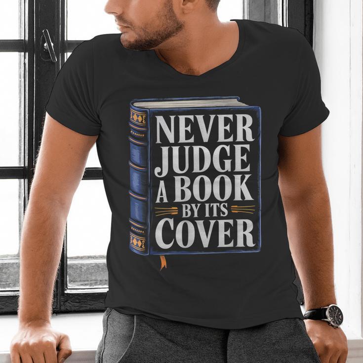 Never Judge a Book By Its Cover Men's V-Neck T-Shirt