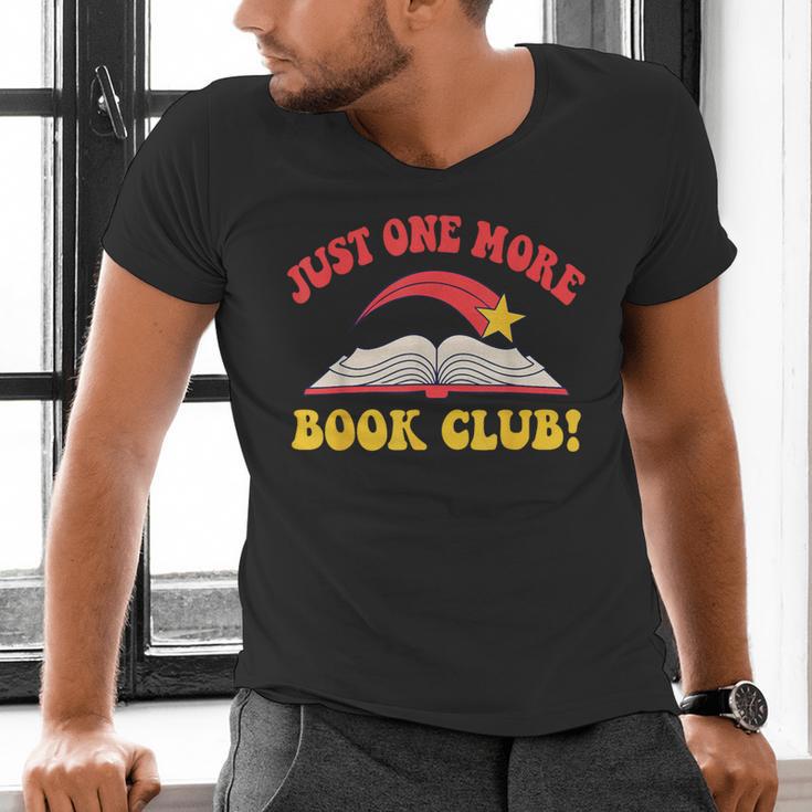 Just One More Book Club Bookish Hippie Men's V-Neck T-Shirt