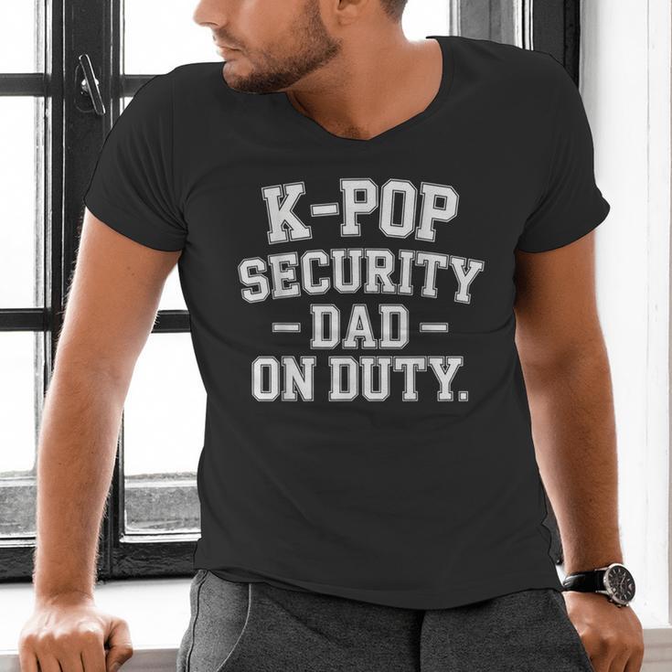 K-Pop Security Parent Edition Mom Dad Concert Korean Men's V-Neck T-Shirt