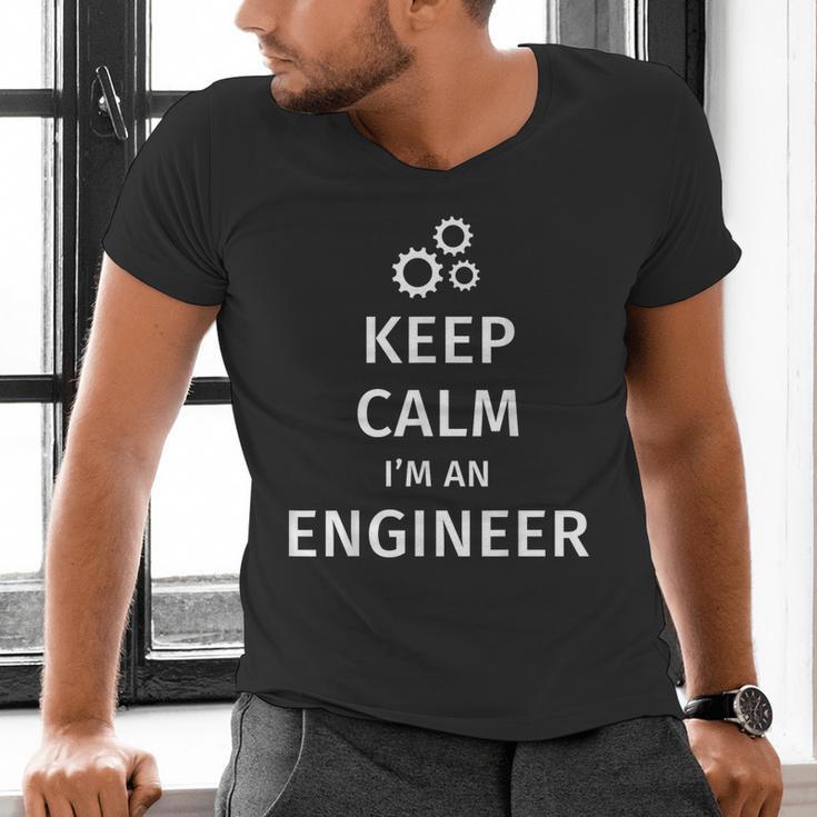 Keep Calm I'm An Engineer Engineer Graduation Men's V-Neck T-Shirt