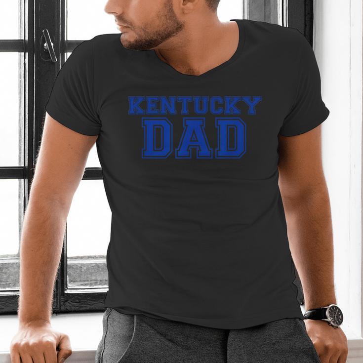 Kentucky Dad Tee Shirt Men's V-Neck T-Shirt Kentucky Dad Tee Shirt Men's V-Neck T-Shirt