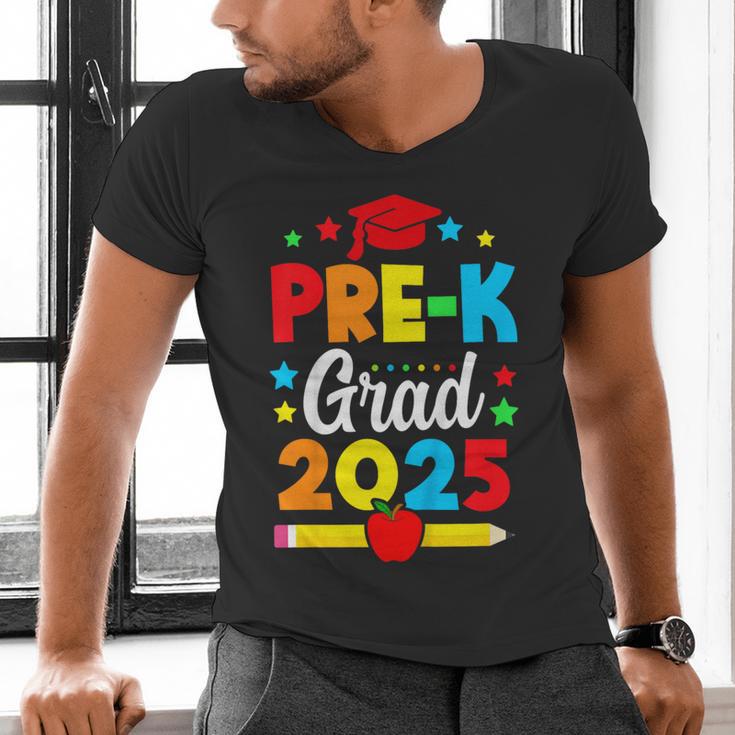 Kids Pre-K Grad 2025 Preschool Graduation 2025 Men's V-Neck T-Shirt