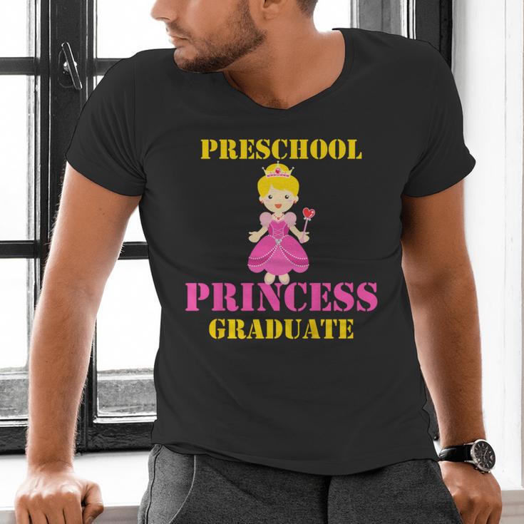 Kids Princess Graduate Prek Preschool Graduation Tshirt For Girls Men's V-Neck T-Shirt