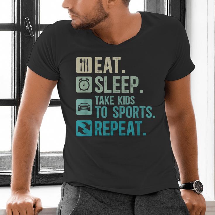 Take Kids To Sports Dad Sports Father Sport Dad Men's V-Neck T-Shirt Take Kids To Sports Dad Sports Father Sport Dad Men's V-Neck T-Shirt