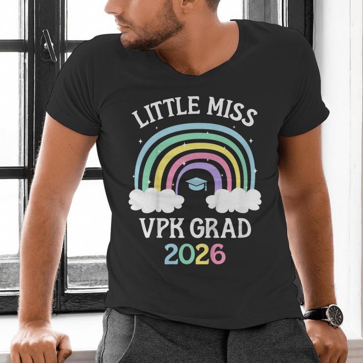 Kids VPK Graduation 2026 Rainbow VPK Grad Men's V-Neck T-Shirt
