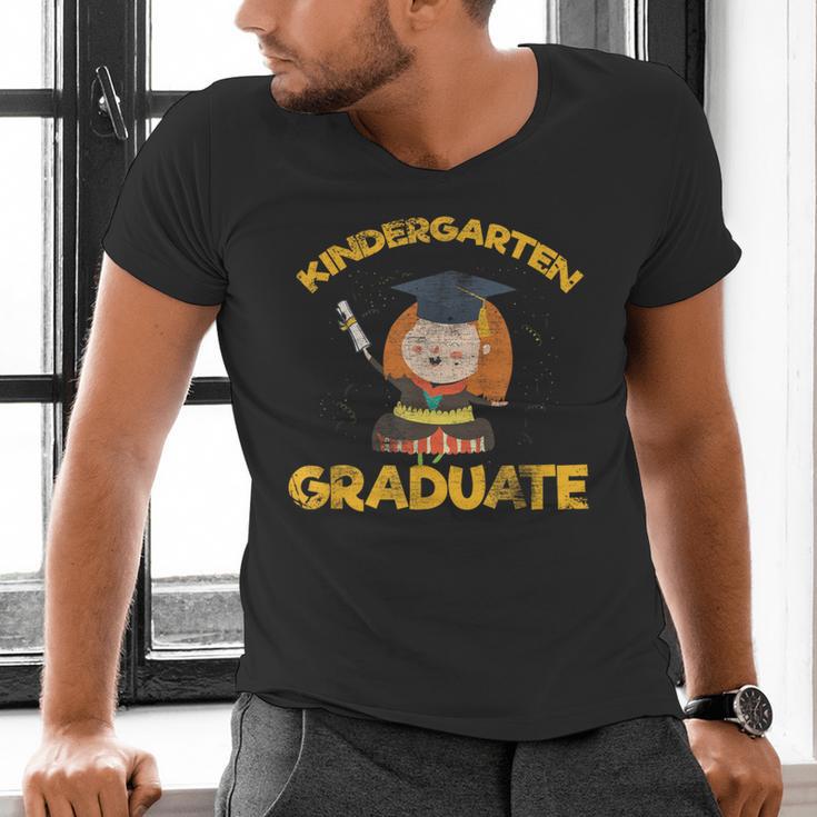 Kindergarten Graduate Graduation Shirt Men's V-Neck T-Shirt