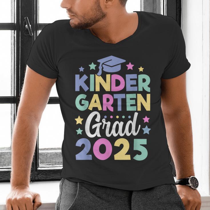 Kindergarten Graduation Kindergarten Grad Kid Girl Boy 2025 Men's V-Neck T-Shirt