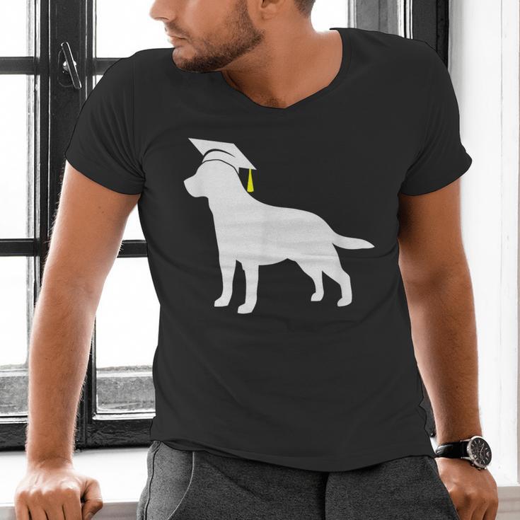 Labrador Retriever Graduation Dog Graduate For Men Women Kids Men's V-Neck T-Shirt