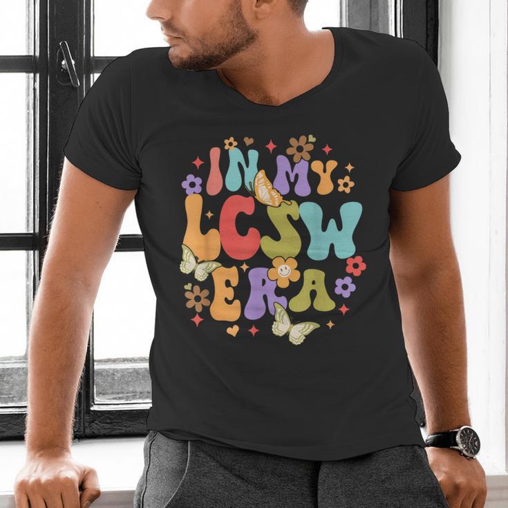 LCSW Grad Social Worker Graduation In My LCSW Era Men's V-Neck T-Shirt