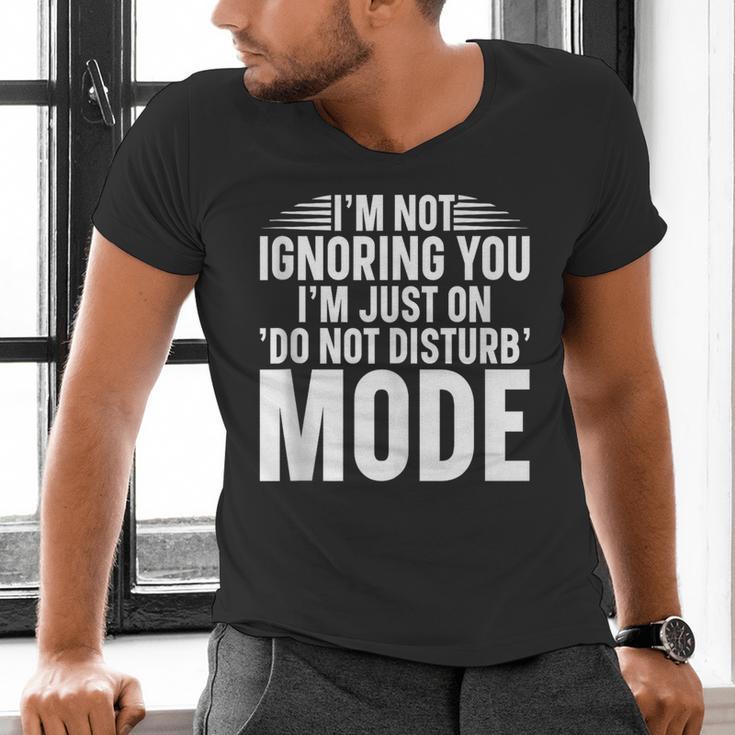 Leave Me Alone Tee Introvert Humor Men's V-Neck T-Shirt Leave Me Alone Tee Introvert Humor Men's V-Neck T-Shirt