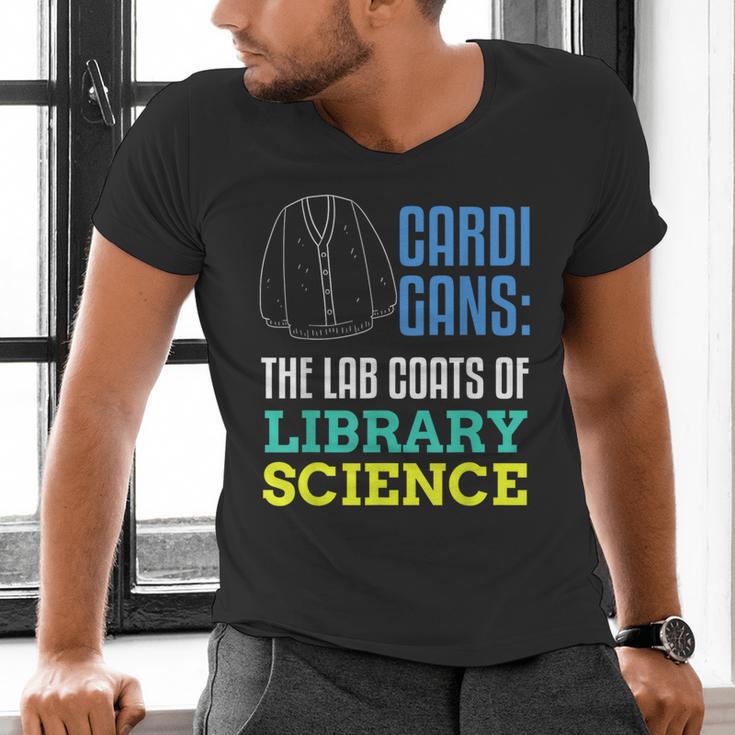 Librarian Library Science Major Masters Degree Graduation Men's V-Neck T-Shirt