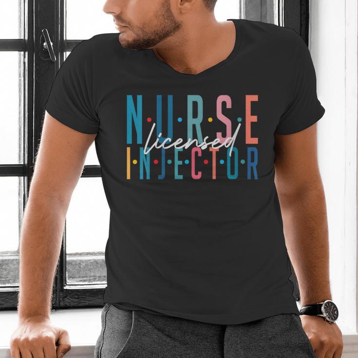 Licensed Nurse Injector Graduation Nurse Injector Men's V-Neck T-Shirt