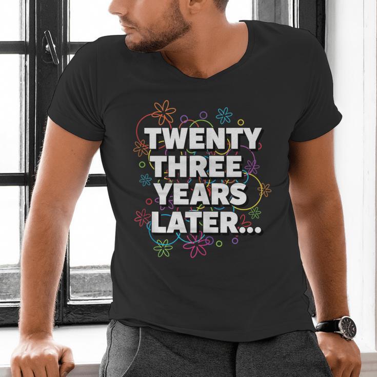 Literary Twenty Three Years Later Bookish Nostalgia Men's V-Neck T-Shirt Literary Twenty Three Years Later Bookish Nostalgia Men's V-Neck T-Shirt