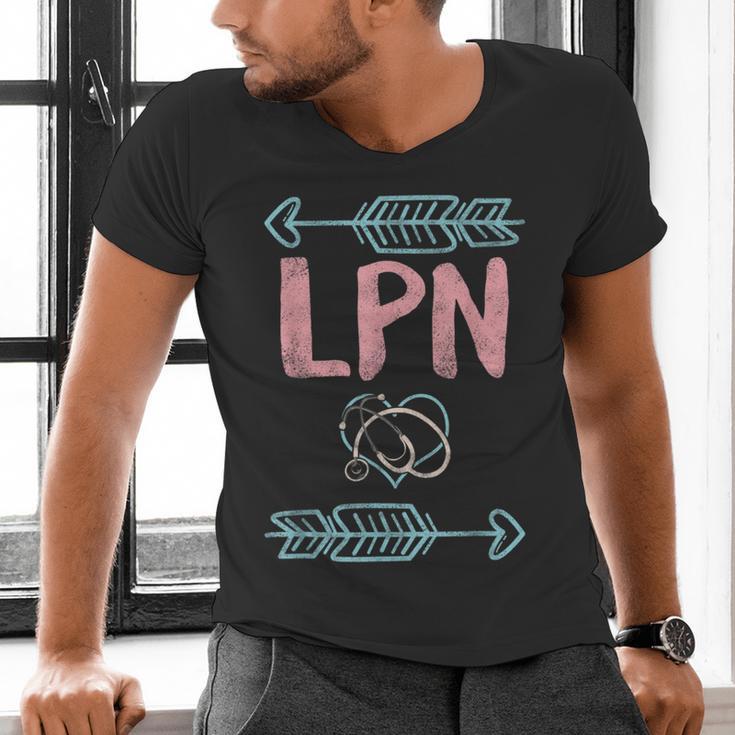 LPN Licensed Practical Nurse Graduation Nursing Nurses Week Men's V-Neck T-Shirt