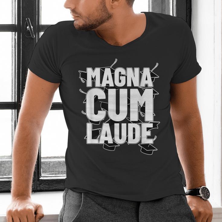 Magna Cum Laude Graduation Men's V-Neck T-Shirt