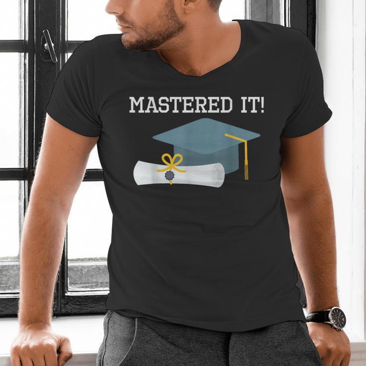 Masters Degree Graduation 2021 Social Work MPH MSW Grad Men's V-Neck T-Shirt