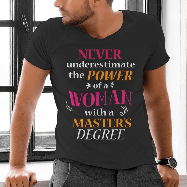 Masters Degree Graduation MPH Social Work Men's V-Neck T-Shirt