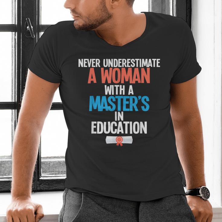 Masters In Education Degree Graduation Women MeD Men's V-Neck T-Shirt