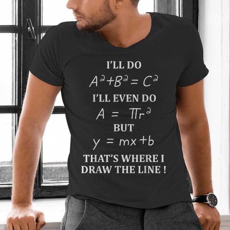 Math Formula Tshirt Graduation Teachers Students Men's V-Neck T-Shirt