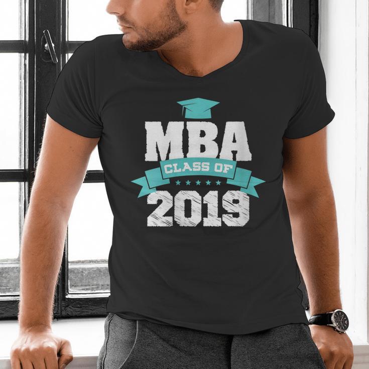 MBA Class Of 2019 Graduate Business School Graduation Men's V-Neck T-Shirt
