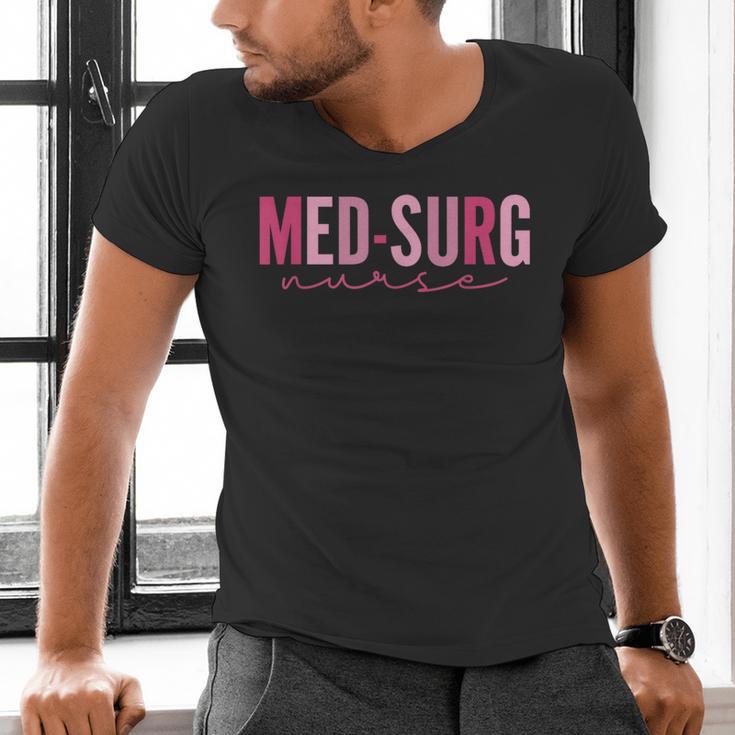 Med Surg Nurse Appreciation Nursing School Graduation Women Men's V-Neck T-Shirt