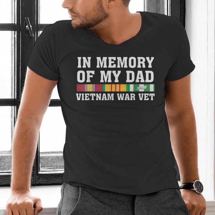 In Memory Of My Dad Vietnam Veteran Family Matching Men's V-Neck T-Shirt In Memory Of My Dad Vietnam Veteran Family Matching Men's V-Neck T-Shirt
