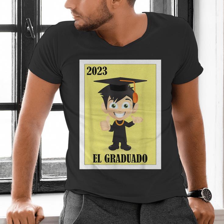 Mexican For Graduation El Graduado 2023 Men's V-Neck T-Shirt