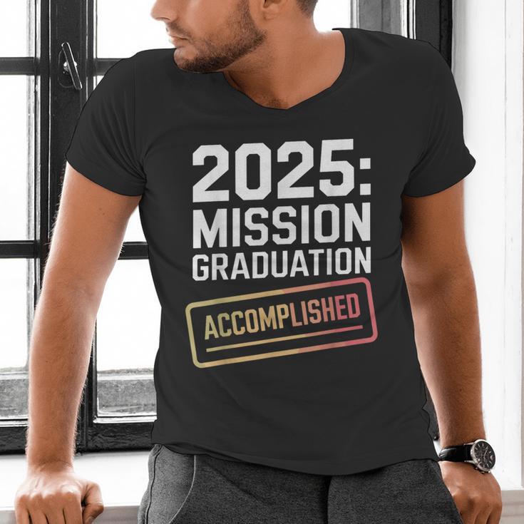 Mission Graduation Accomplished For Class Of 2025 Men's V-Neck T-Shirt