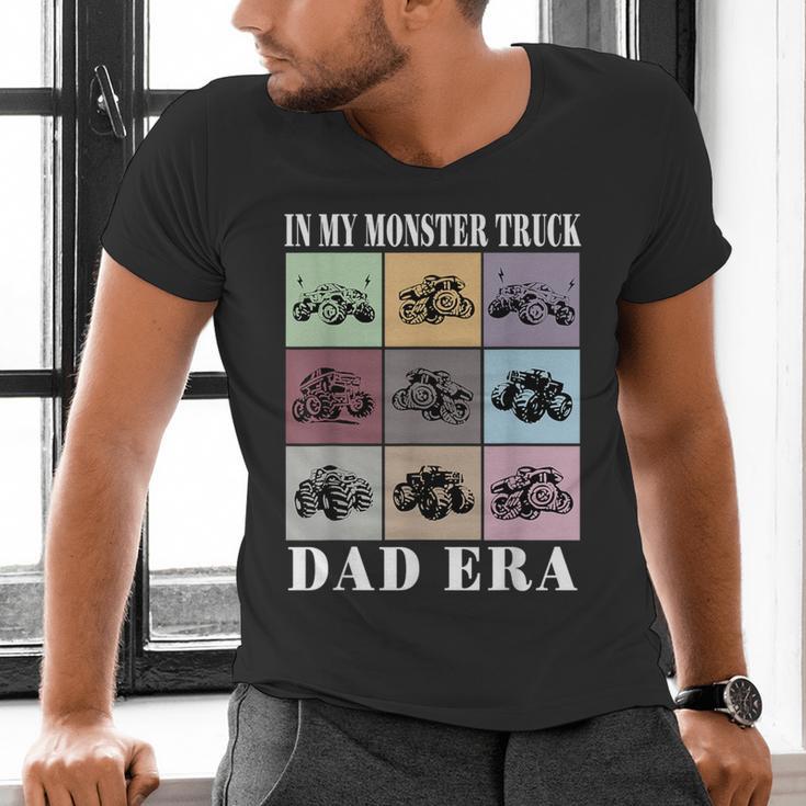In My Monster Trucks Dad Era Men's V-Neck T-Shirt