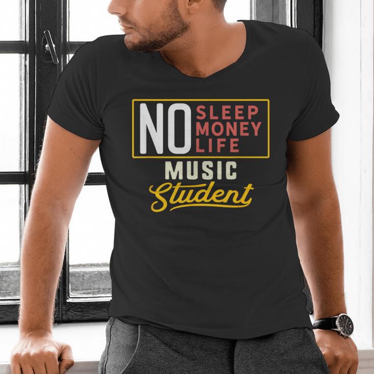 Music Major Student Shirt Graduation College Men's V-Neck T-Shirt