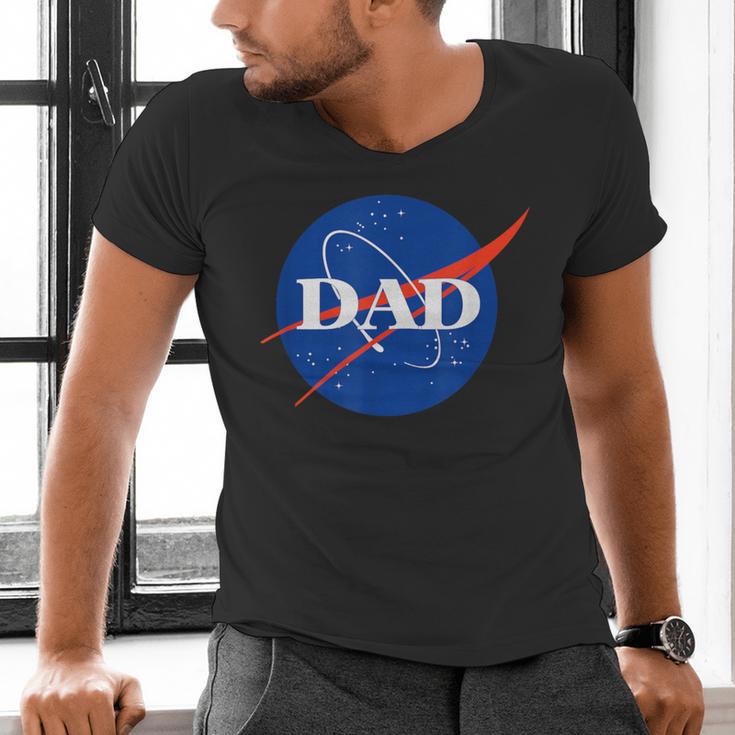 NASA Inspired DAD Meatball Men's V-Neck T-Shirt NASA Inspired DAD Meatball Men's V-Neck T-Shirt