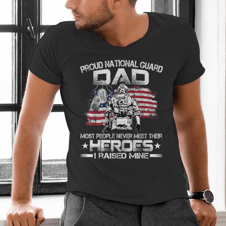 National Guard Graduation Proud National Guard Dad Men's V-Neck T-Shirt