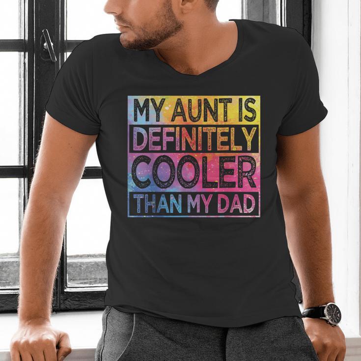 Nephew Niece My Aunt Is Cooler Than My Dad Men's V-Neck T-Shirt